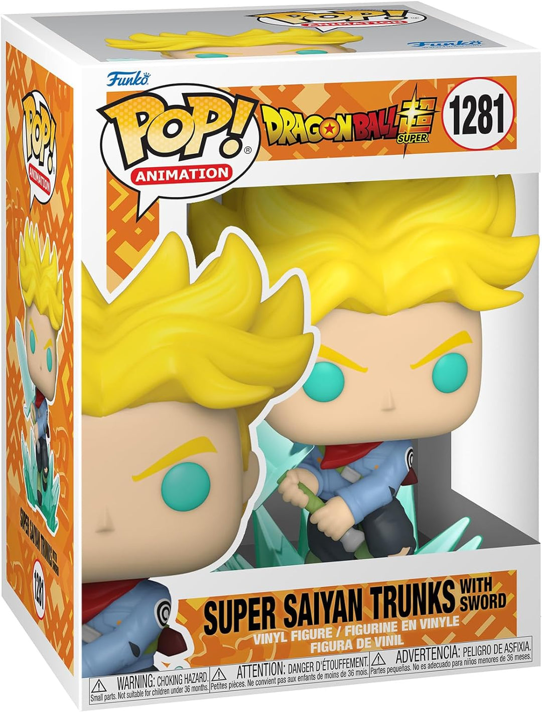 0889698580199 Dragon Ball Super Funko POP Super Saiyan Trunks 1281