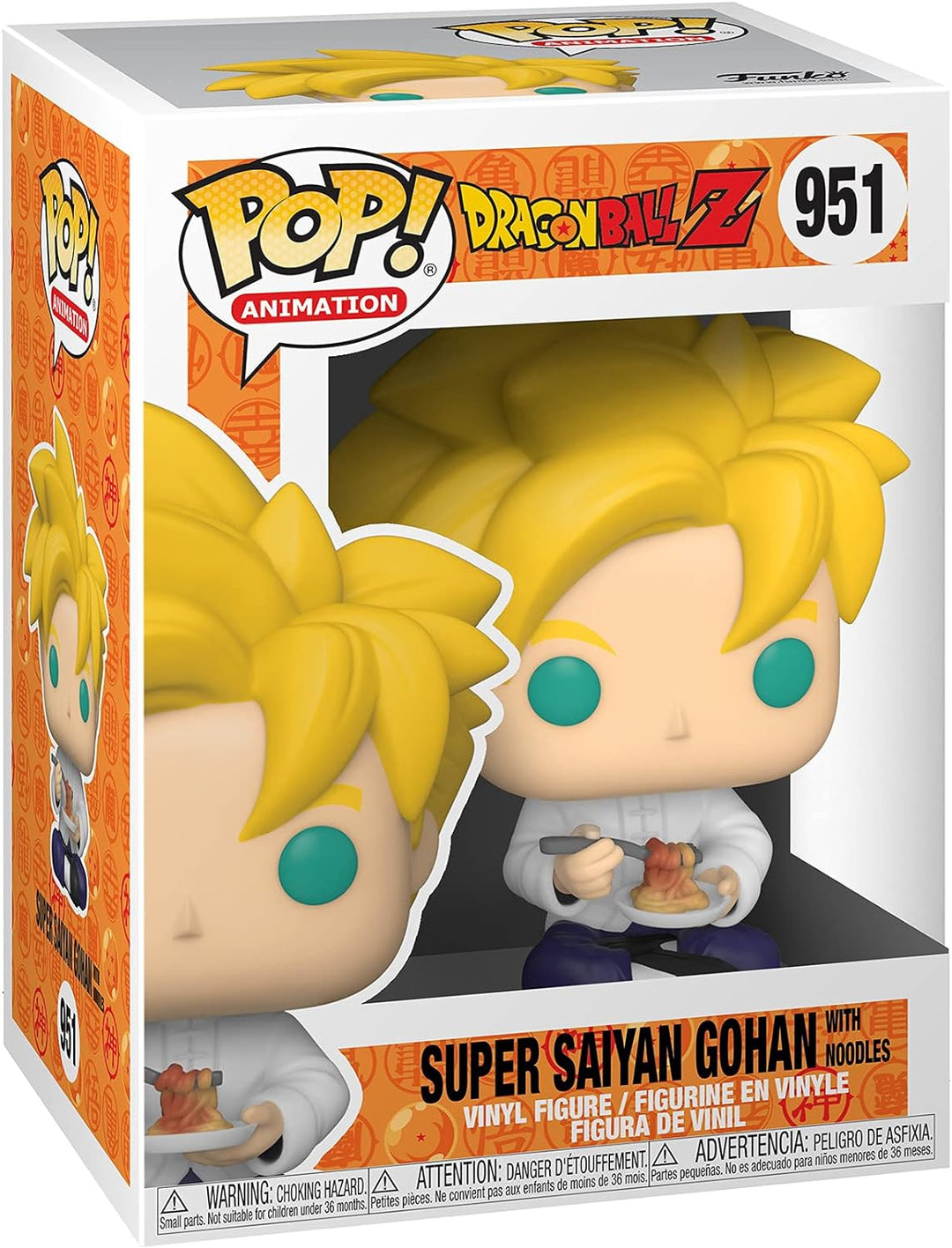 889698486651 Dragon Ball Z Funko POP Super Saiyan Gohan with noodles 951