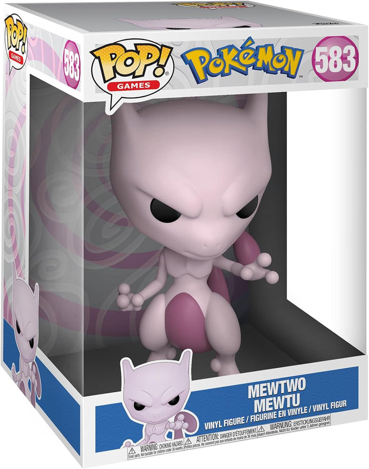 Pokemon Mewtu Jumbo Size Funko POP #583 EAN 889698636995