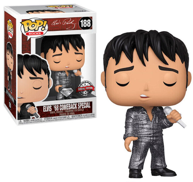 Funko POP Elvis Presley 68 Comeback Special #188