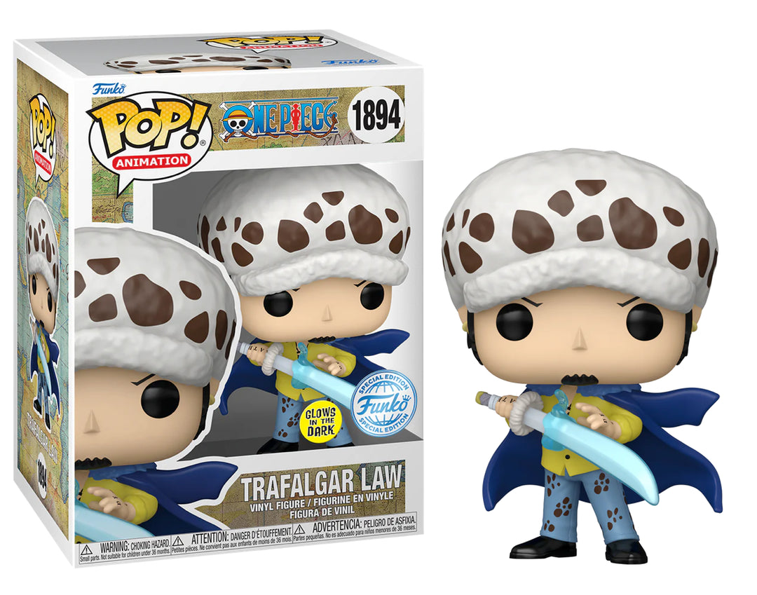 One Piece Funko POP Trafalgar Law #1894 Glows in the Dark