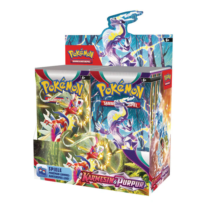 Pokemon Karmesin & Purpur Booster Display DE