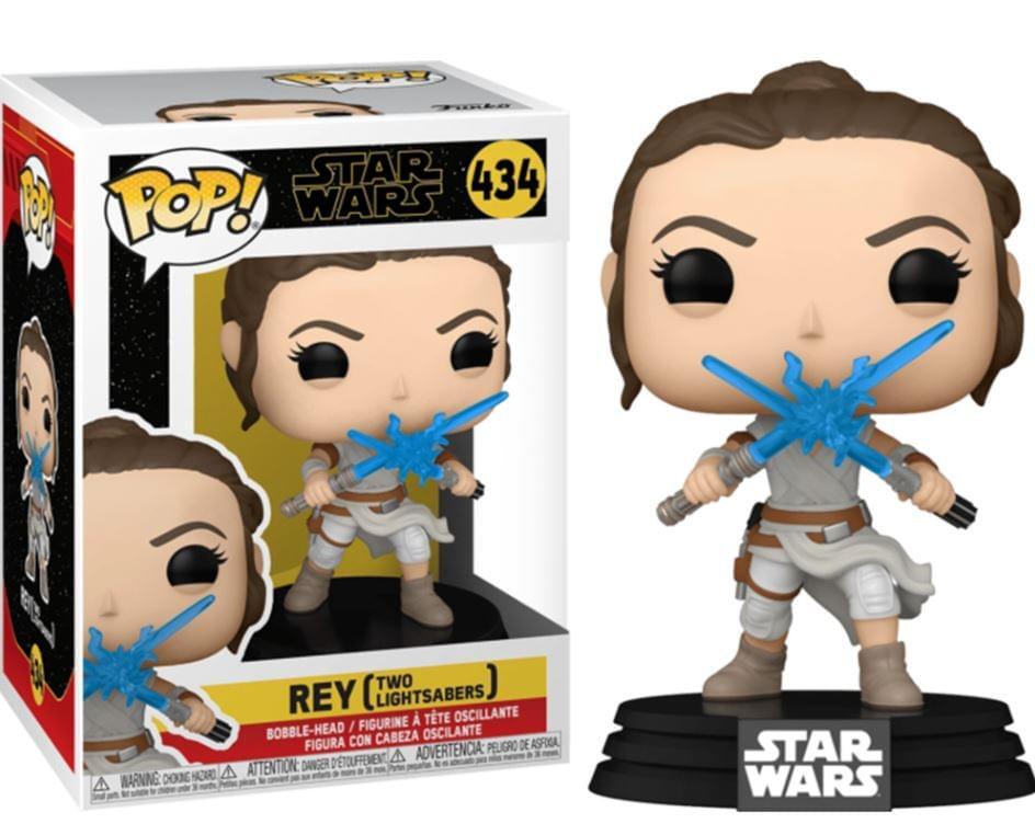 Funko POP Star Wars Rey (Two Lightsabers) #434