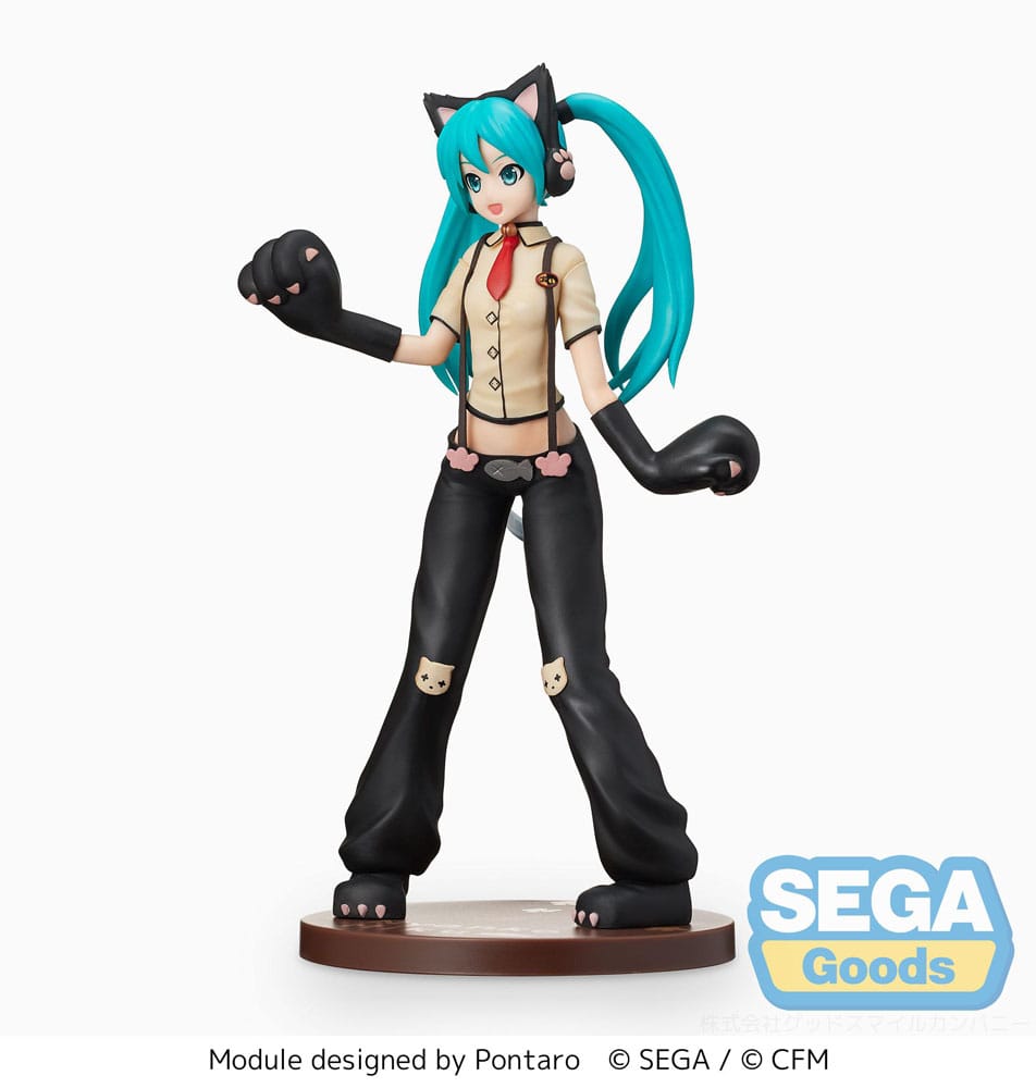 Sega Goods Hatsune Miku Kitty Cat 23 cm