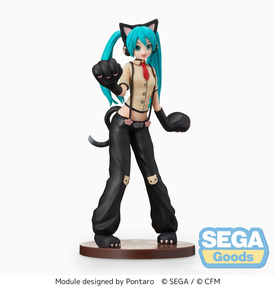 Sega Goods Hatsune Miku Kitty Cat 23 cm