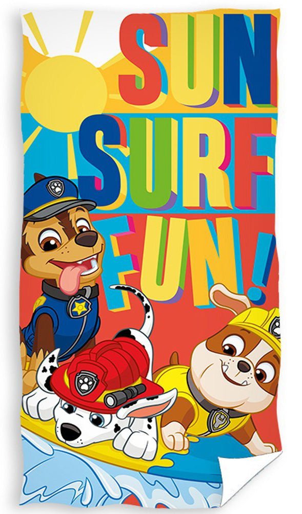 Badetuch Paw Patrol 70x140 cm von Dilaras.at | Dein Shop für Poncho