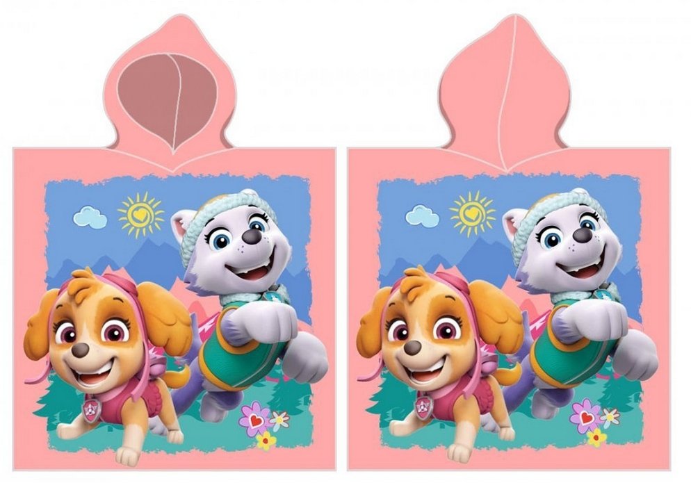 Badetuch Paw Patrol Poncho Kinder 55x110 cm von Dilaras.at | Dein Shop für Poncho