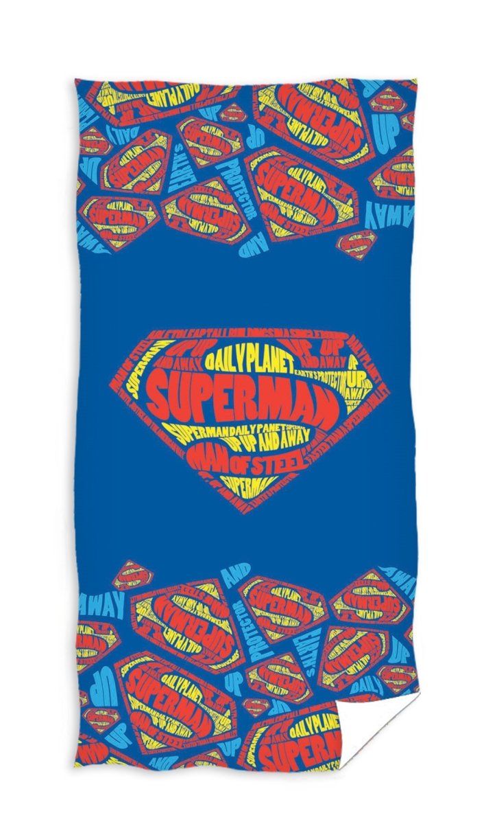 Badetuch Superman 70x140 cm von Dilaras.at | Dein Shop für Strandtücher