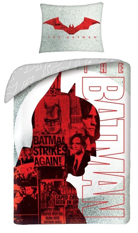 Bettwäsche Batman 140x200 cm + 70x90 cm, 100% Baumwolle von Dilaras.at | Dein Shop für Bettwäsche Kinder