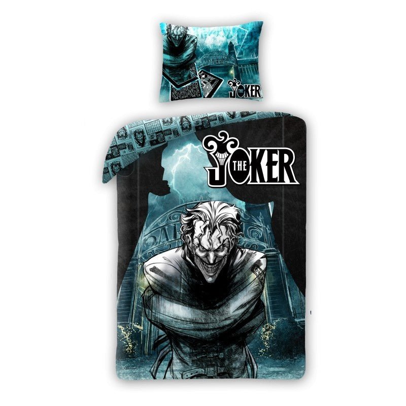 Bettwäsche Batman Joker 140x200 cm + 70x90 cm, 100% Baumwolle von Dilaras.at | Dein Shop für Bettwäsche Kinder