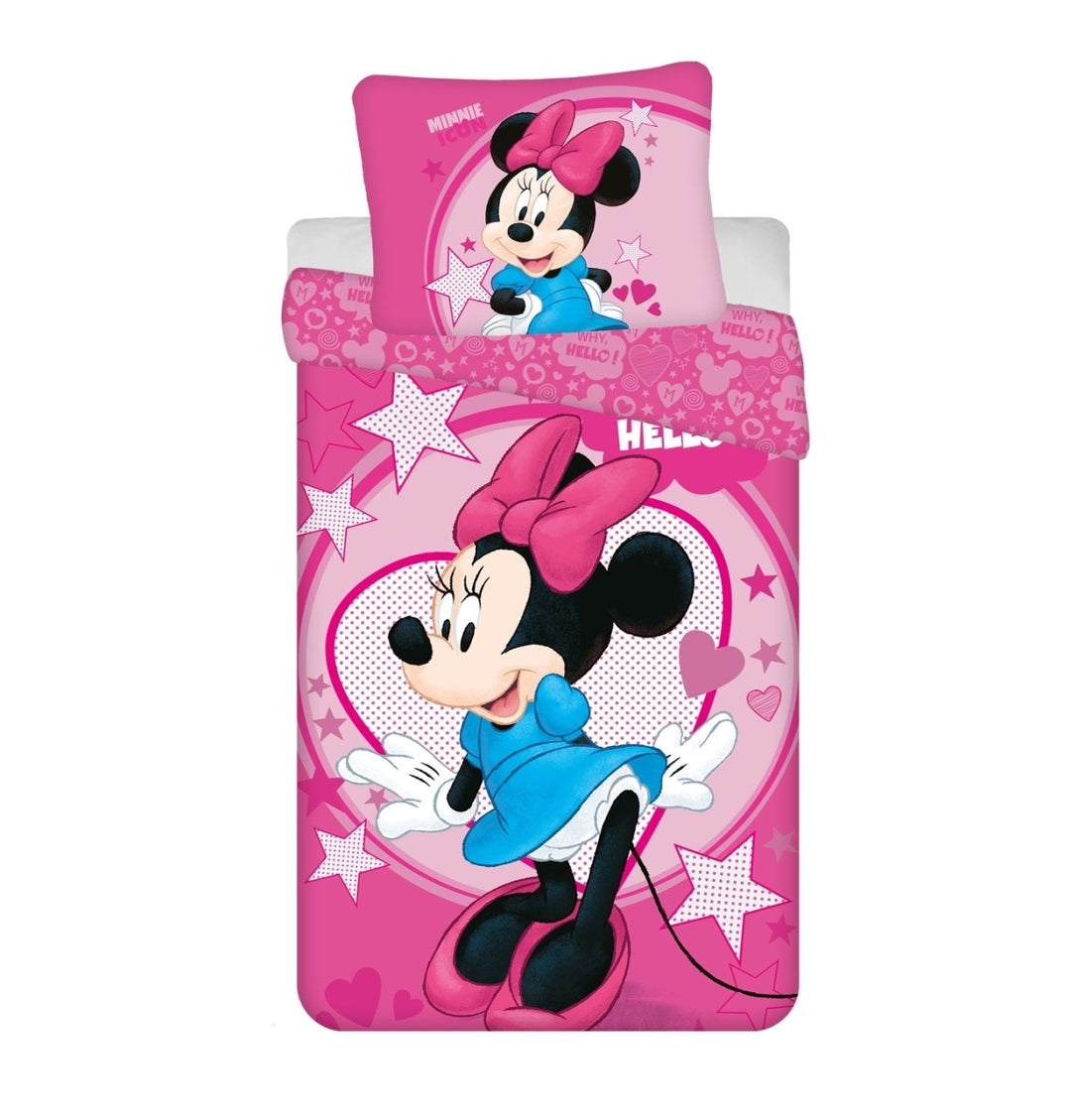 Kinderbettwäsche Disney Minnie Mouse 140x200 cm + 70x90 cm von Dilaras.at | Dein Shop für Bettwäsche Kinder