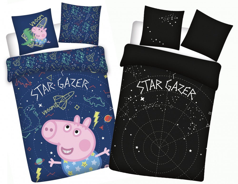 Kinderbettwäsche-Set Peppa Pig 100x135cm + 40x60cm von Dilaras.at | Dein Shop für Bettwäsche Kinder