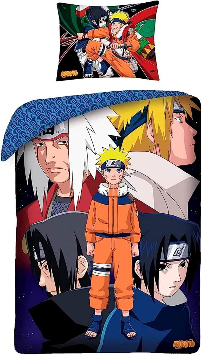 Naruto Bettwäsche 140x200 + 70x90 cm von Dilaras.at | Dein Shop für Kinderbettwäsche