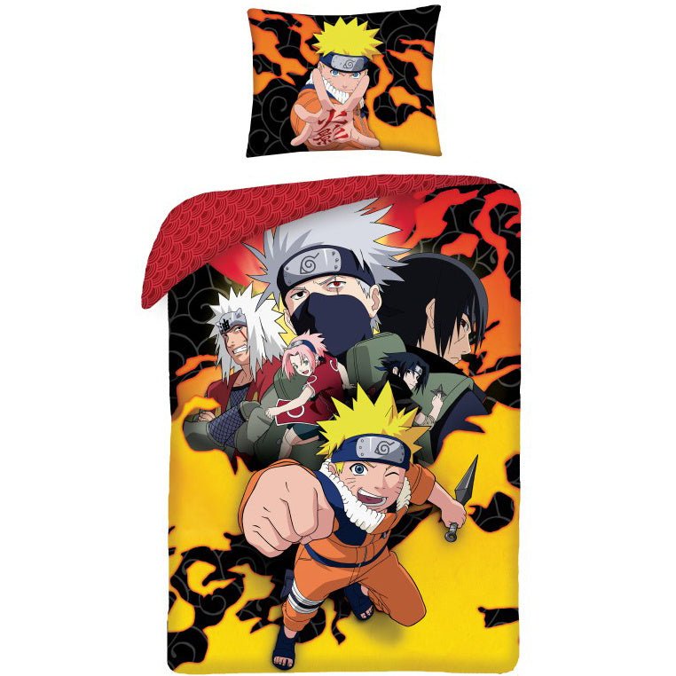 Naruto Bettwäsche 140x200 cm + 70x90 cm, 100% Baumwolle von Dilaras.at | Dein Shop für Bettwäsche Kinder