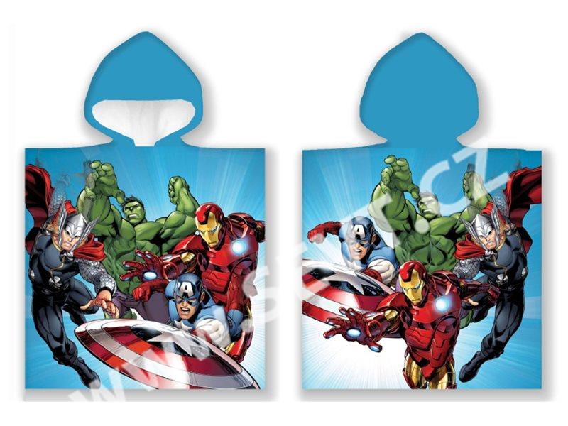 The Avengers Poncho Kinder 55x110 cm, 100% Baumwolle von Dilaras.at | Dein Shop für Poncho