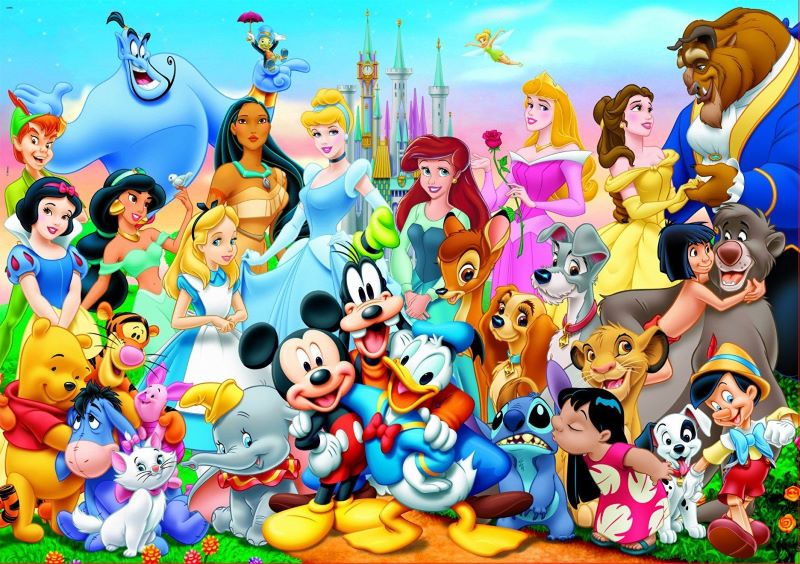 Disney Merchandise Kategoriebild mit vielen Disney Charakteren