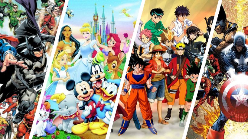 Dilaras4Kids Themenwelt rund um Disney, Marvel, DC, Anime und Co. Kategoriebanner