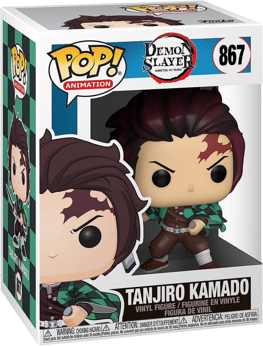 0889698490108 Demon Slayer Funko POP Tanjiro Kamado 867