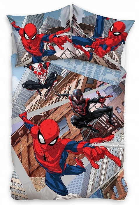 Bettwäsche Spiderman 140x200 cm + 70x90 cm Baumwolle