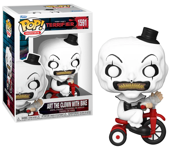 Funko POP Terrifier Art the Clown with Bike #1591