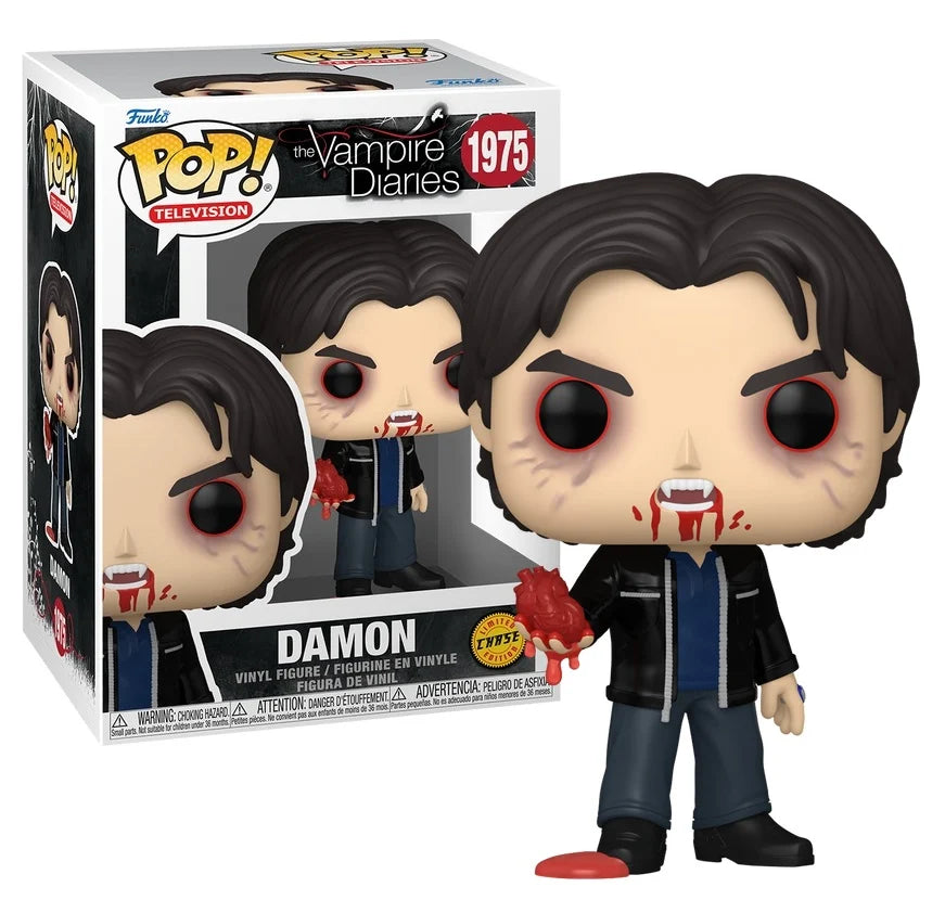 Funko POP The Vampire Diaries Damon Salvatore #1975 Limited Chase Edition