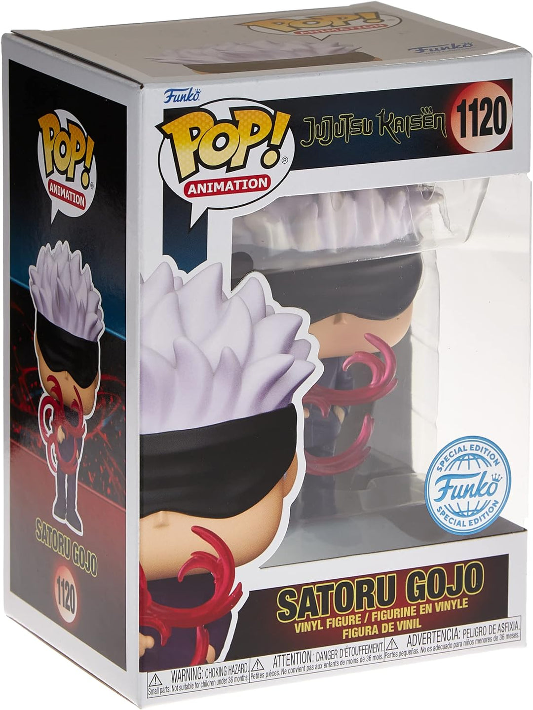 Jujutsu Kaisen Satoru Gojo Special Edition Funko POP #1120 EAN 0889698623377