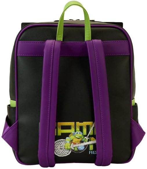 Loungefly Rucksack Teenage Mutant Ninja Turtles 40th Anniversary Vintage Arcade EAN 0671803507197