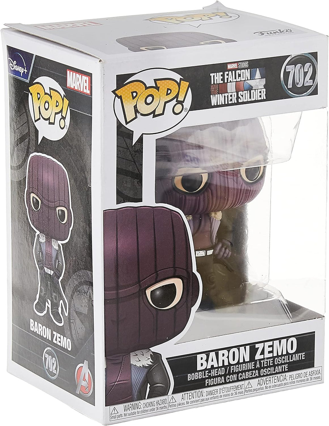 Marvel Funko POP The Falcon and the Winter Soldier Baron Zemo #702 EAN 0889698516266