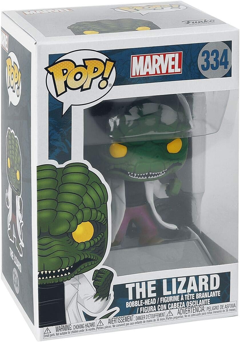Marvel The Lizard Funko POP #334 EAN 0889698297202
