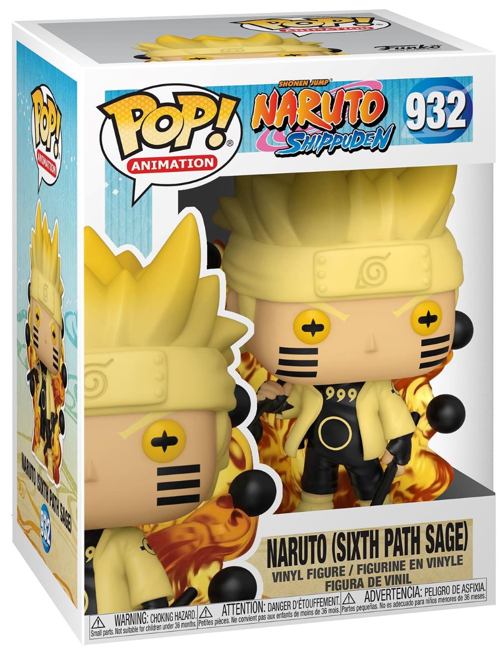 Naruto Shippuden Naruto Sixth Path Sage Funko POP Figur #932 EAN 0889698498012