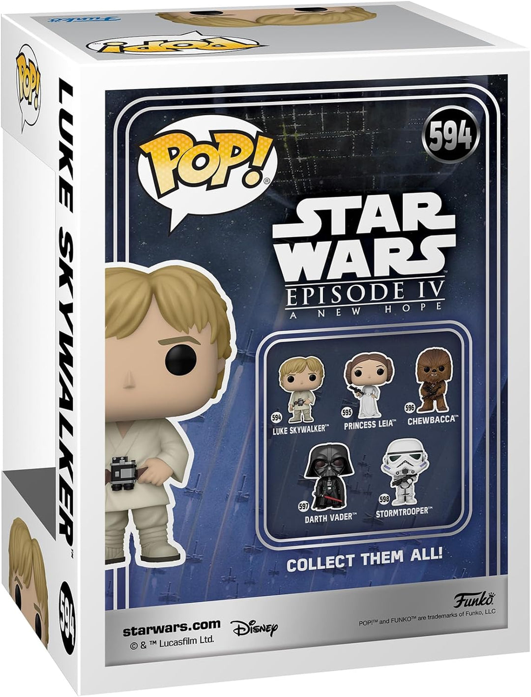 Star Wars Luke Skywalker Funko POP Figur #594 EAN 0889698675369
