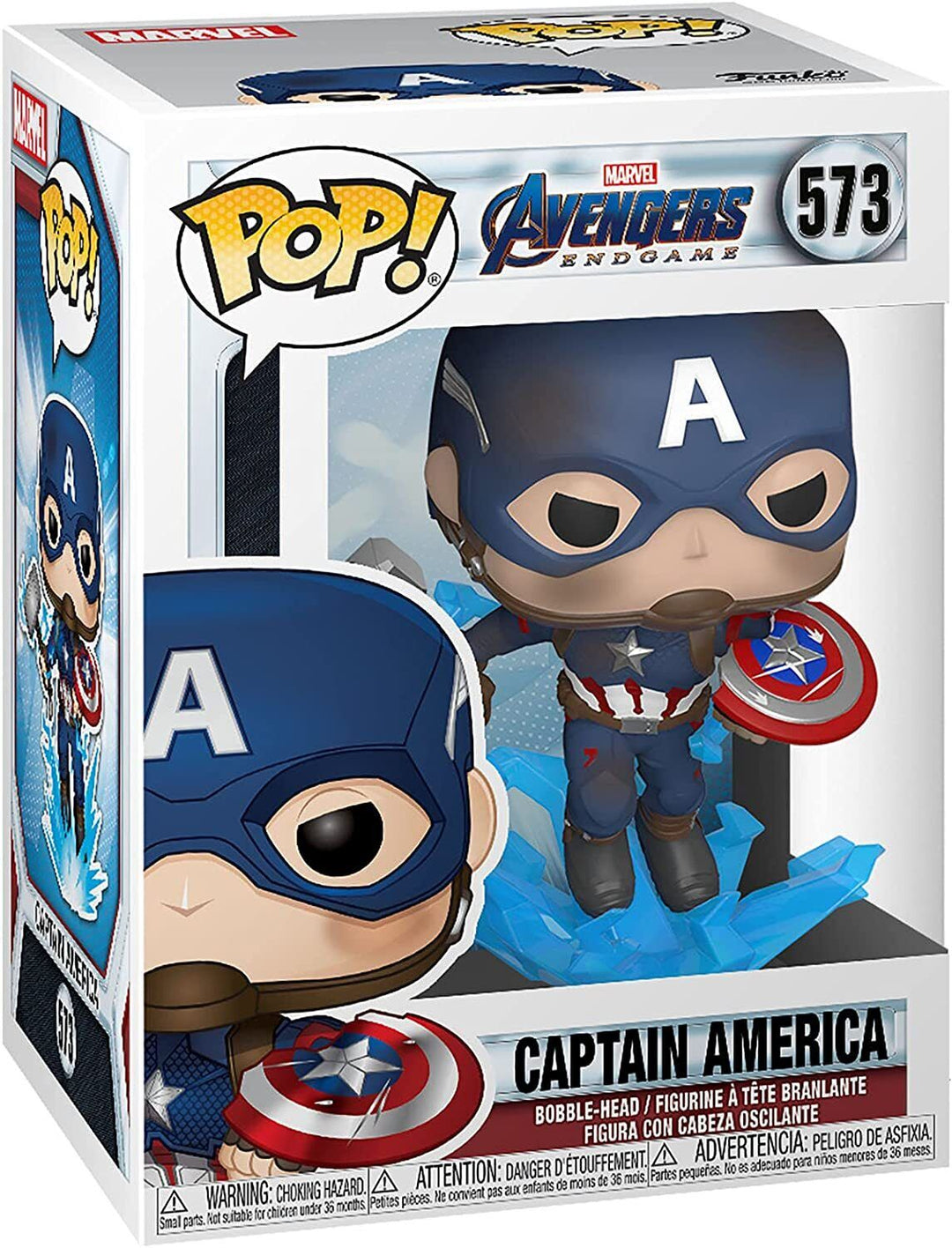 The Avengers Endgame Captain America Funko POP #573 EAN 0889698451376