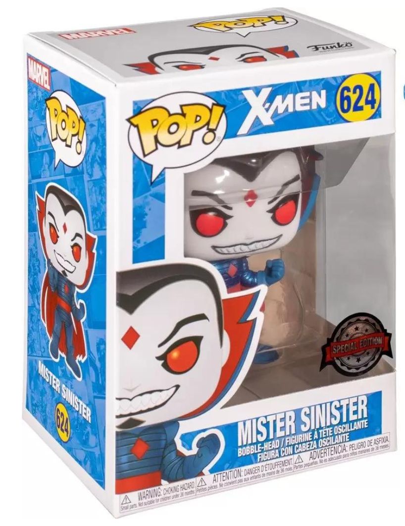 X-Men Funko POP Mister Sinister Special Edition #624 EAN 889698482714