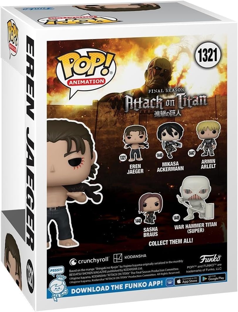 Attack on Titan Funko POP Eren Jaeger #1321