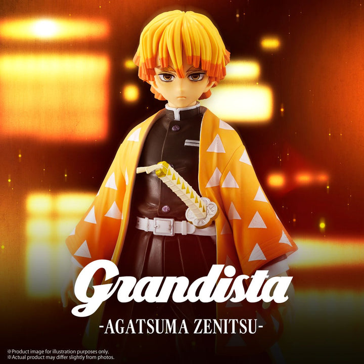 Banpresto Demon Slayer Zenitsu Agarsuma Grandista 24 cm