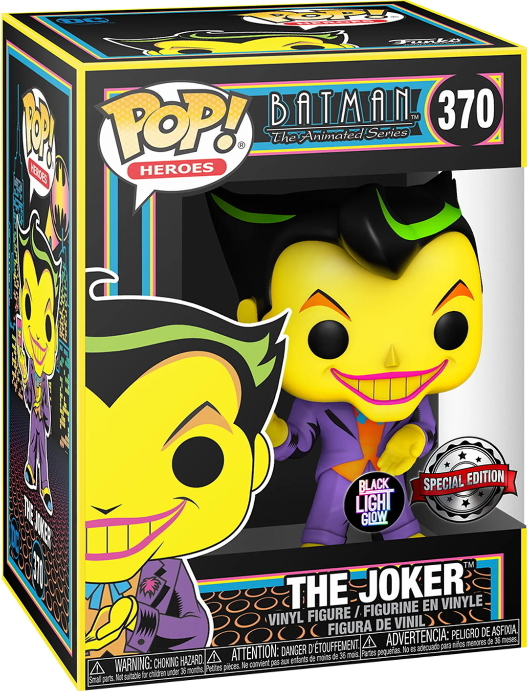 Batman Funko POP The Joker Black Light Glow #370