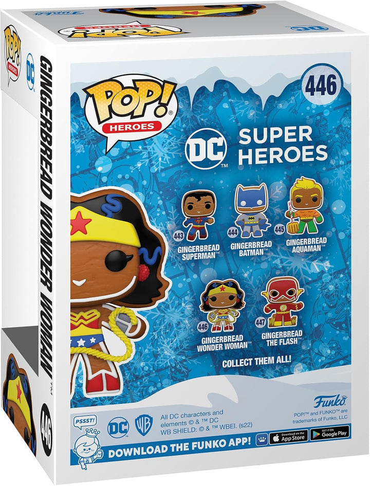 DC Super Heroes Funko POP Gingerbread Wonder Woman #446