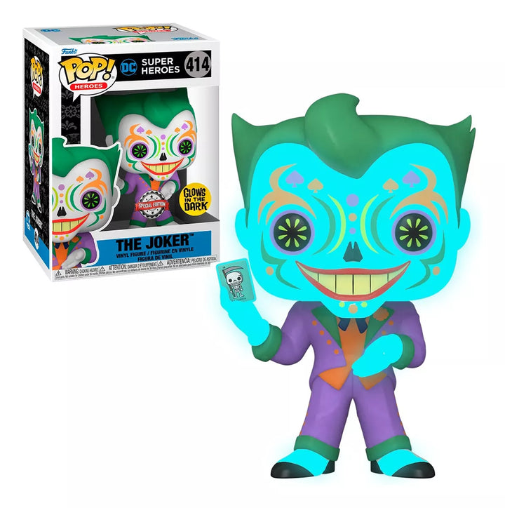 DC Super Heroes Funko POP The Joker Glows in the Dark #414