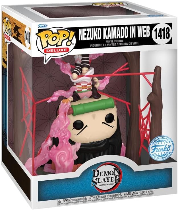 Demon Slayer Funko POP Deluxe Nezuko Kamado in Web #1418