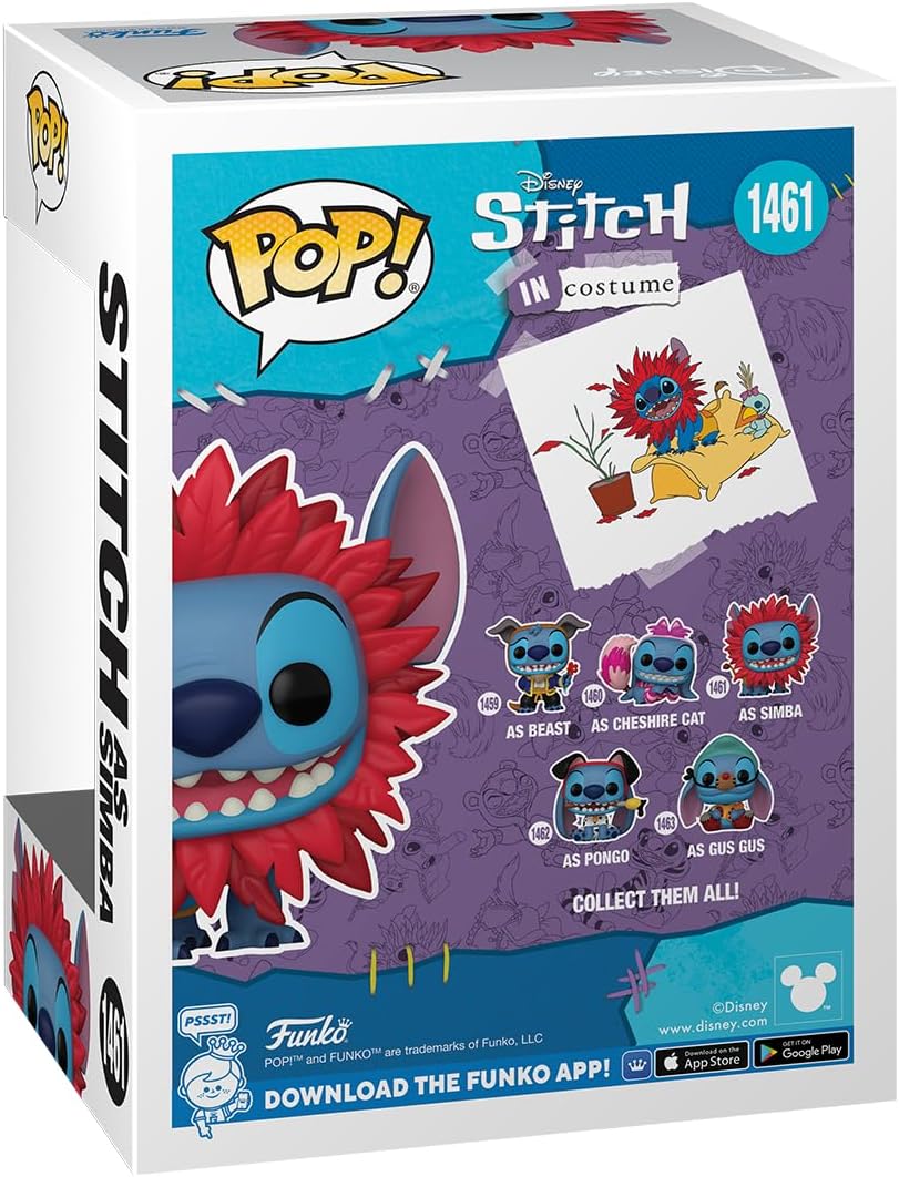 Disney Funko POP Stitch as Simba #1461