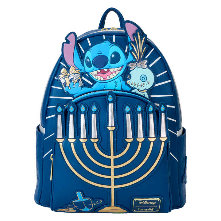 Disney Loungefly Rucksack Stitch Happy Hanukkah