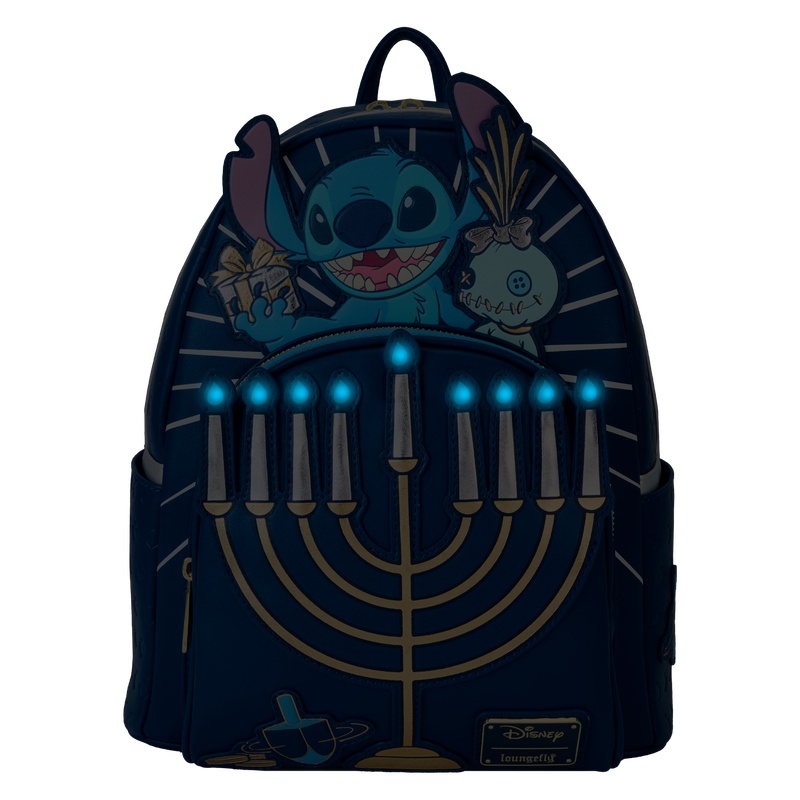 Disney Loungefly Rucksack Stitch Happy Hanukkah