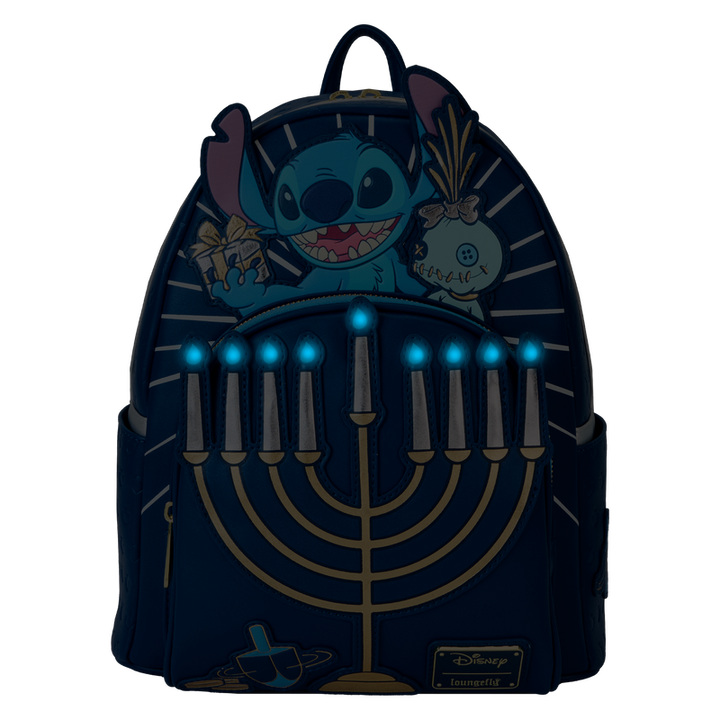 Disney Loungefly Rucksack Stitch Happy Hanukkah