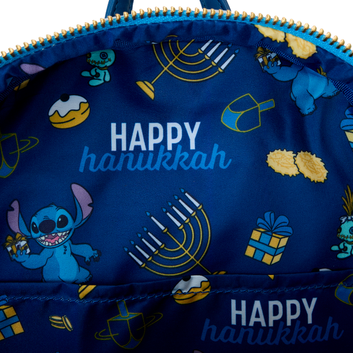 Disney Loungefly Rucksack Stitch Happy Hanukkah