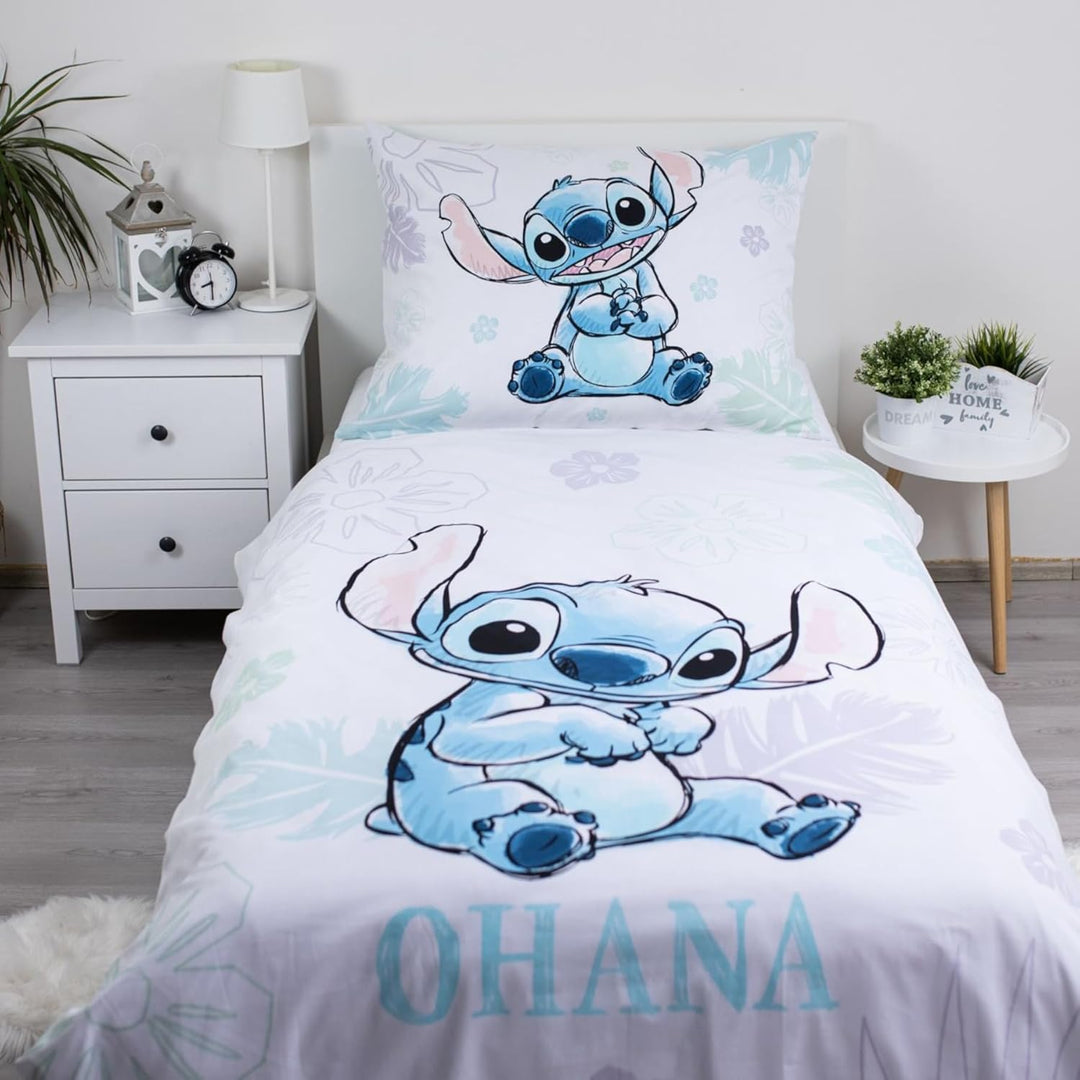 Disney Lilo & Stitch Bettwäsche 140x200 cm aus 100% Baumwolle –