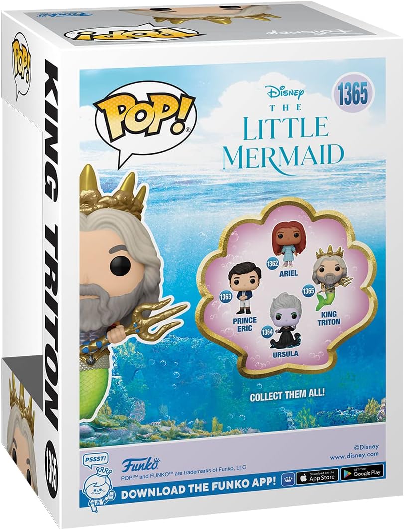 Disney The Little Mermaid Funko POP King Triton #1365