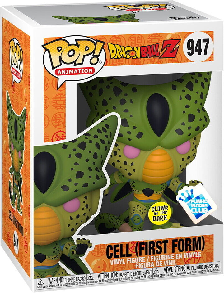 Dragon Ball Z Funko POP Cell (First Form) GitD #947