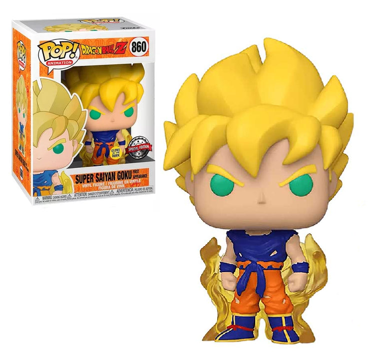 Dragon Ball Funko POP Super Saiyan Goku First Appearance #860