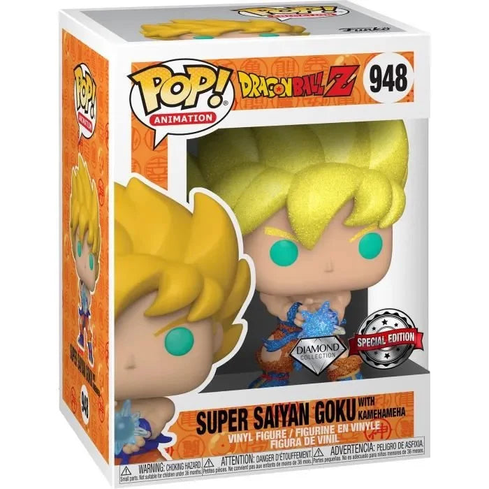 Dragon Ball Funko POP Super Saiyan Goku with Kamehameha #948