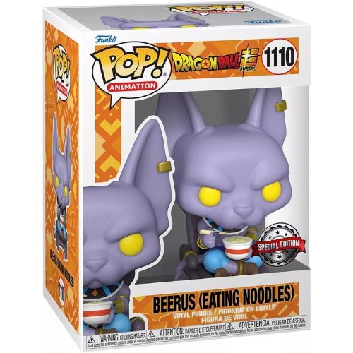 Dragon Ball Super Funko POP Beerus Eating Noodles #1110